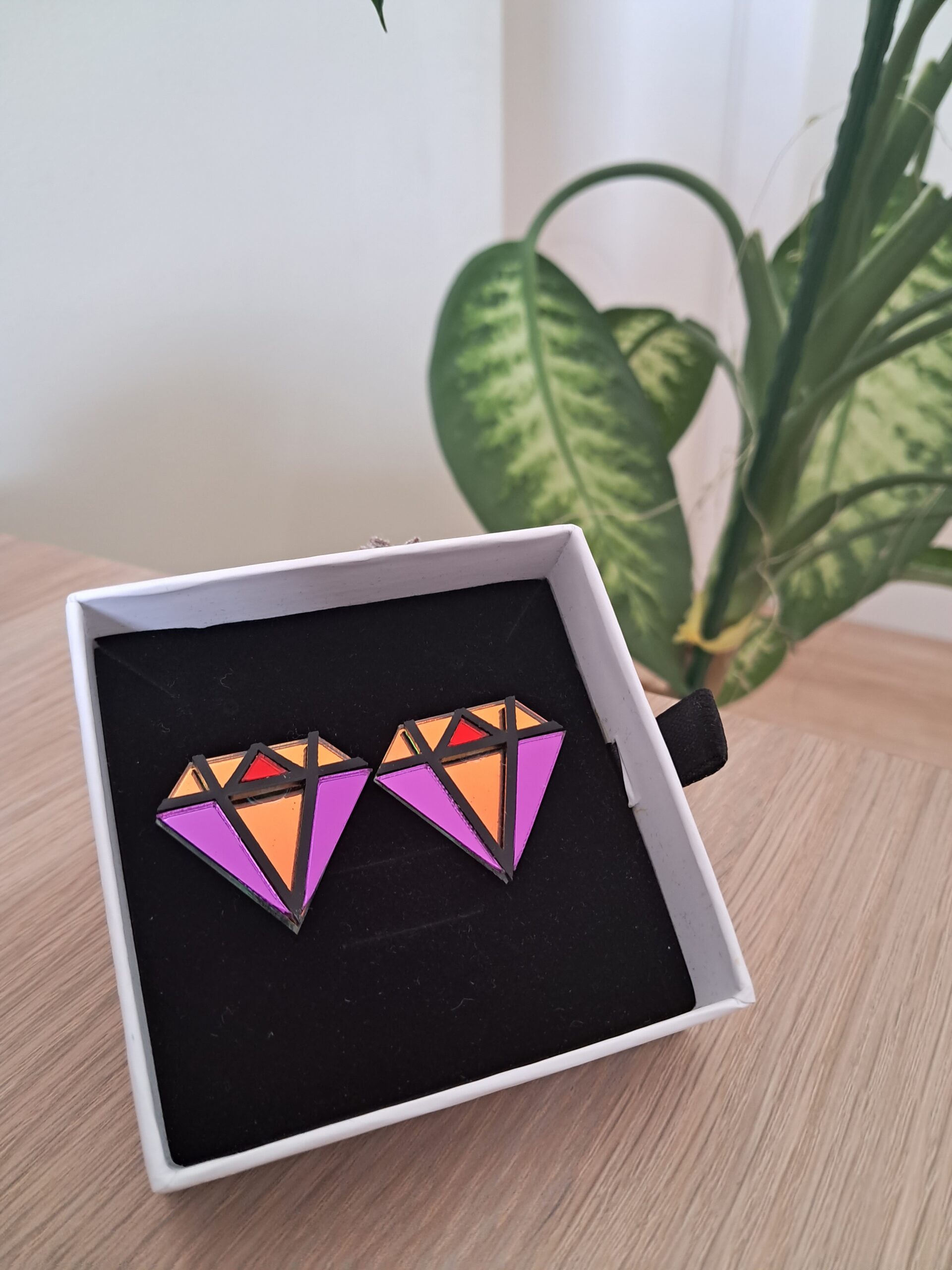 PENDIENTES DIAMANTE