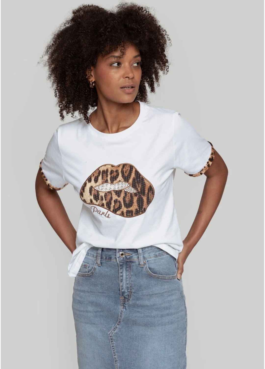 CAMISETA WILD BLANCO