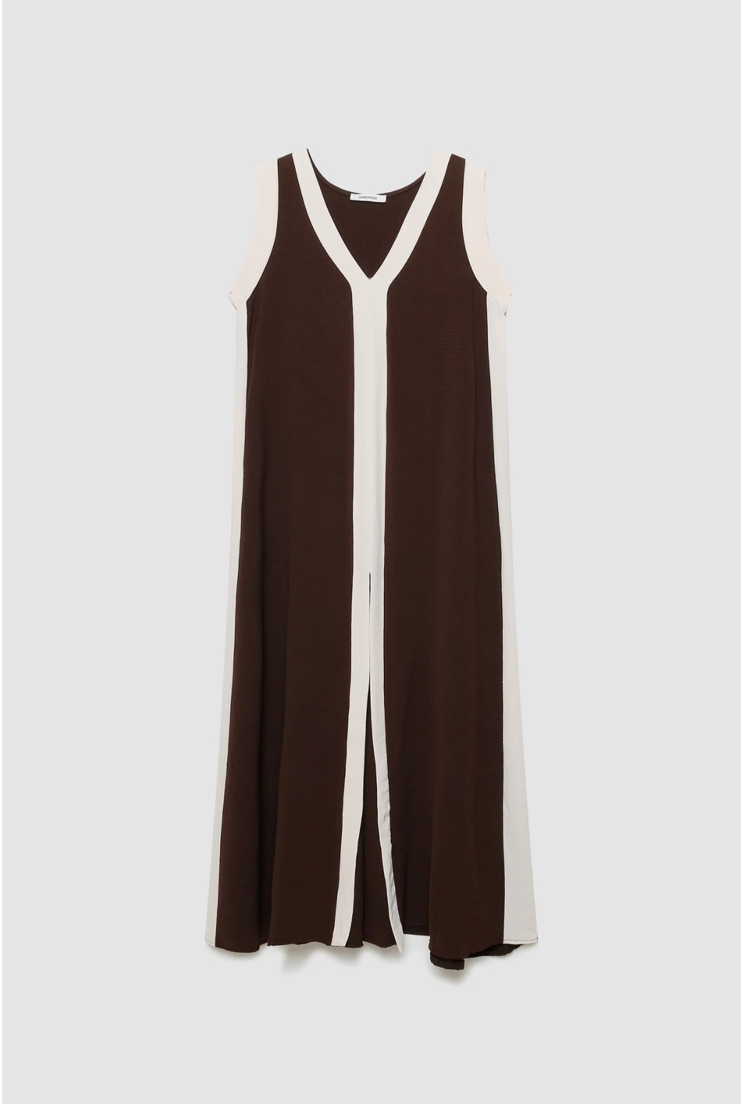 VESTIDO MARRON CHOCOLATE
