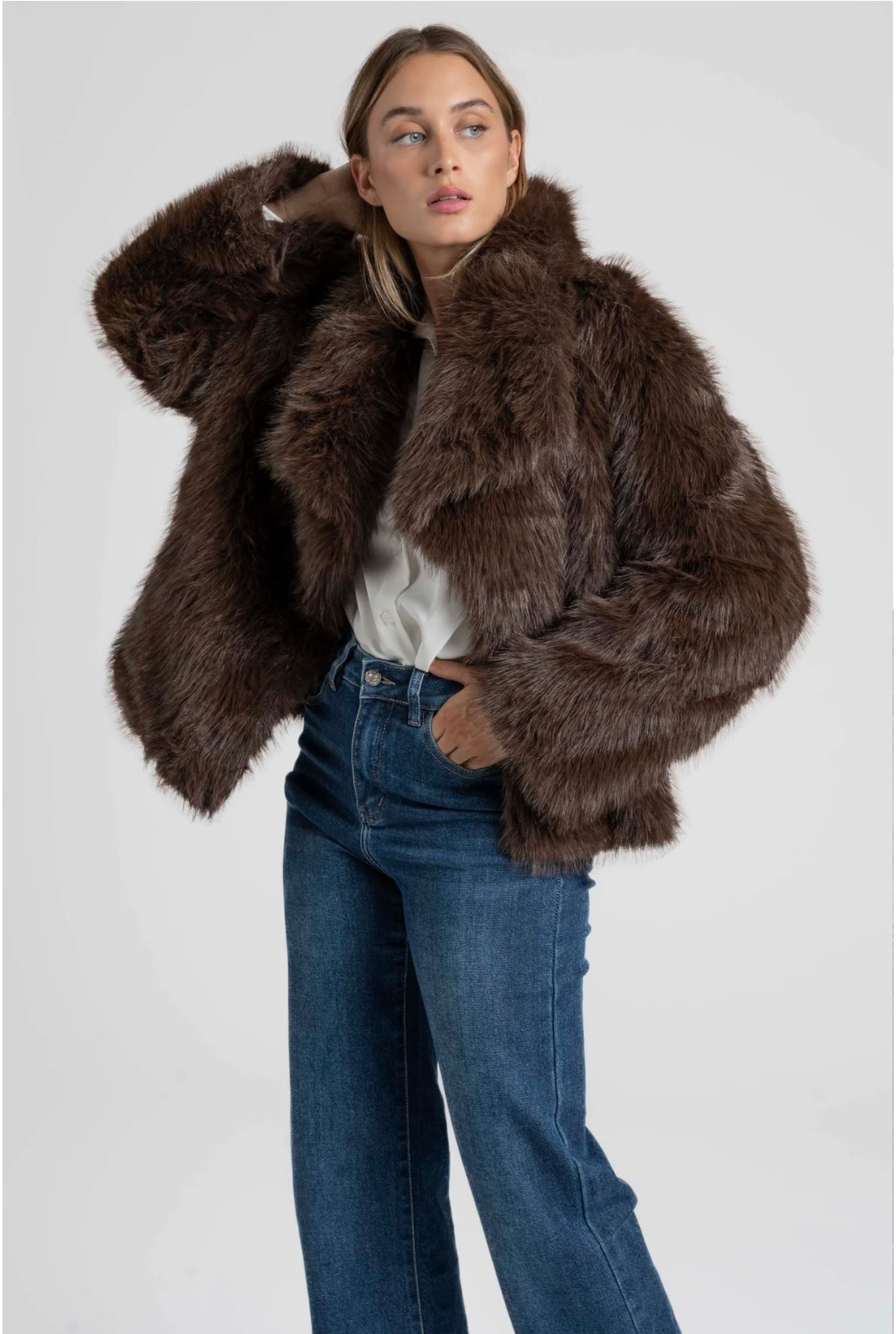 CHAQUETA PILI marron