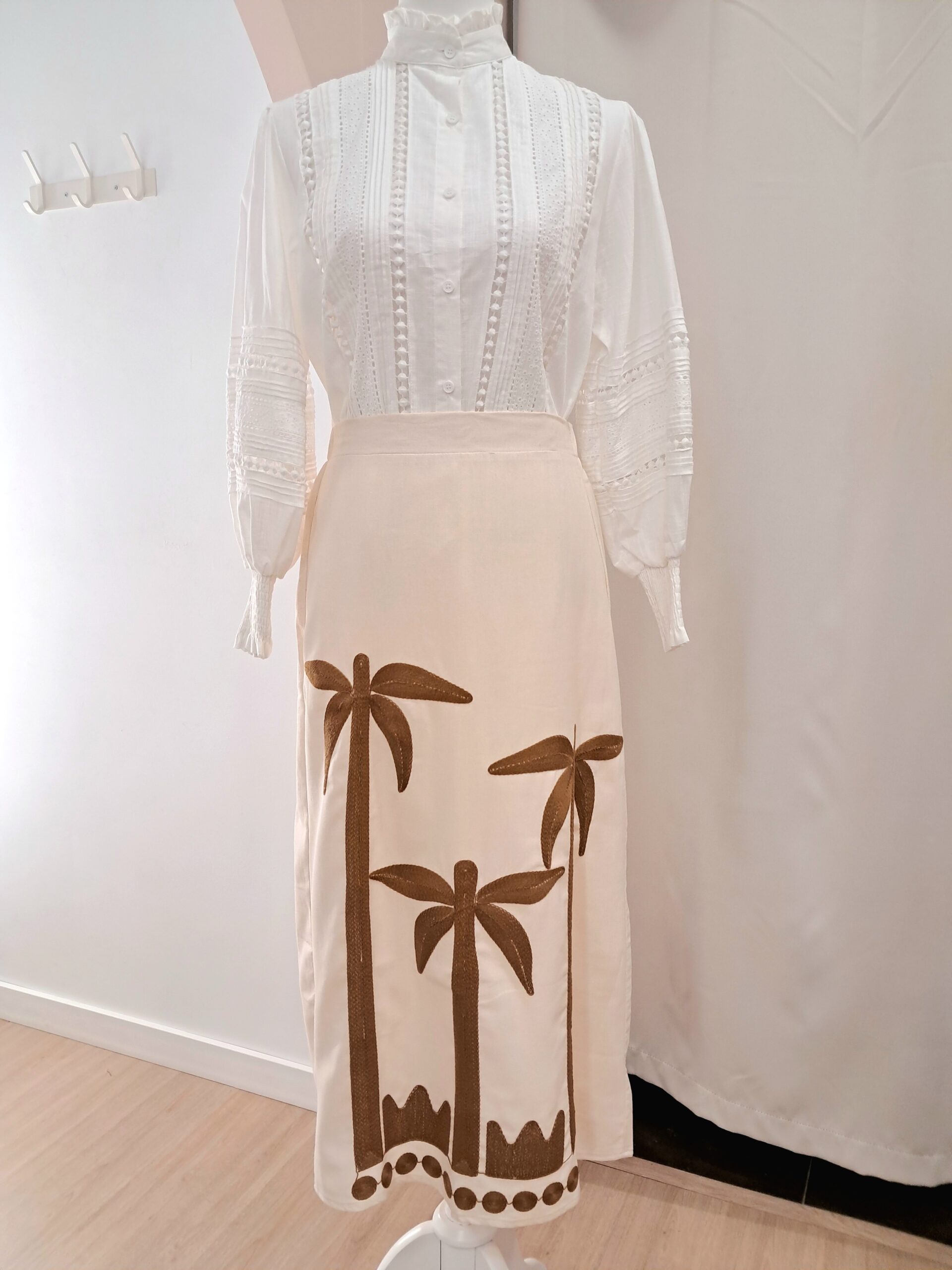 FALDA FATIMA beige
