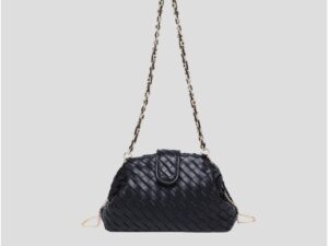 BOLSO TRENZADO negro