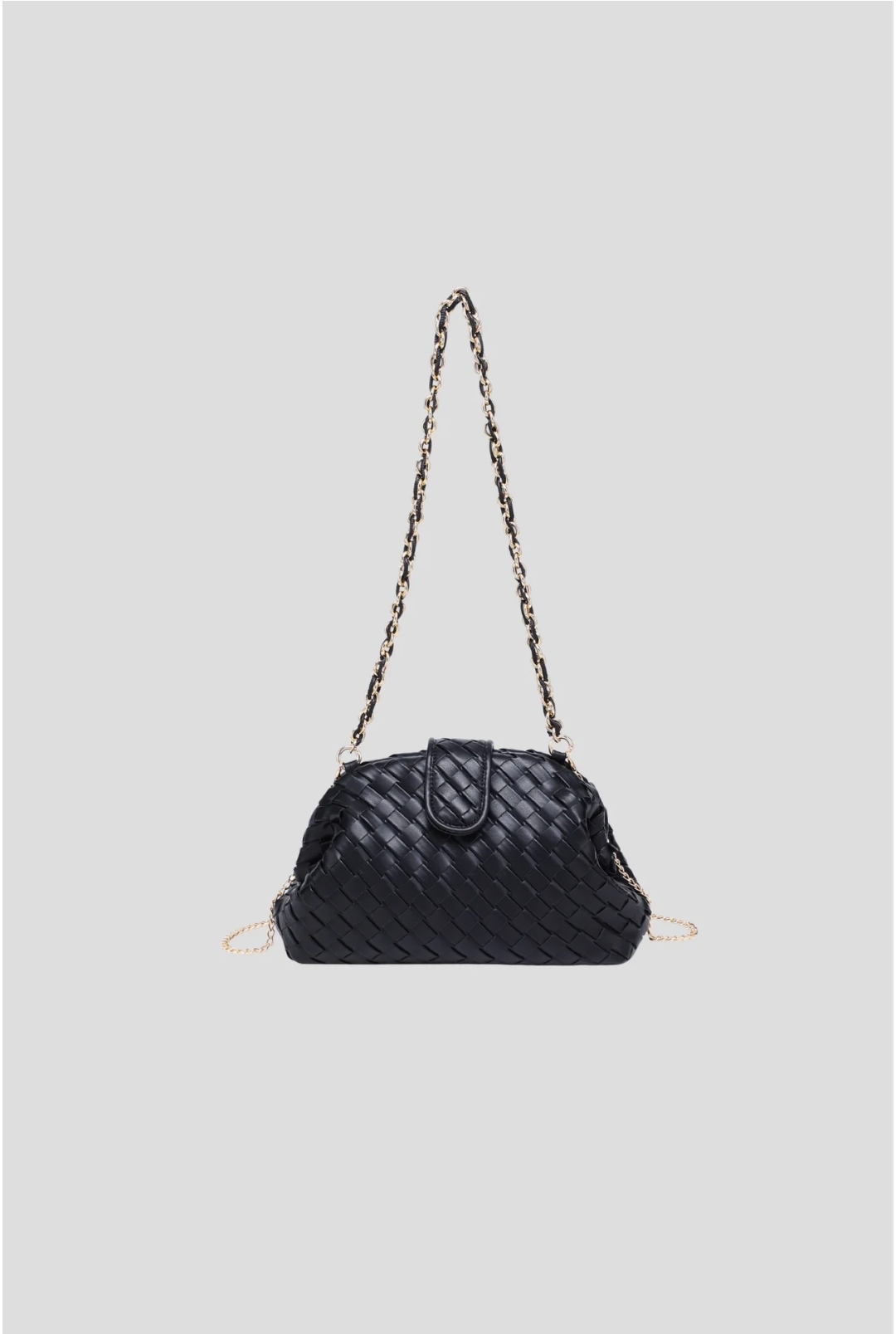 BOLSO TRENZADO negro