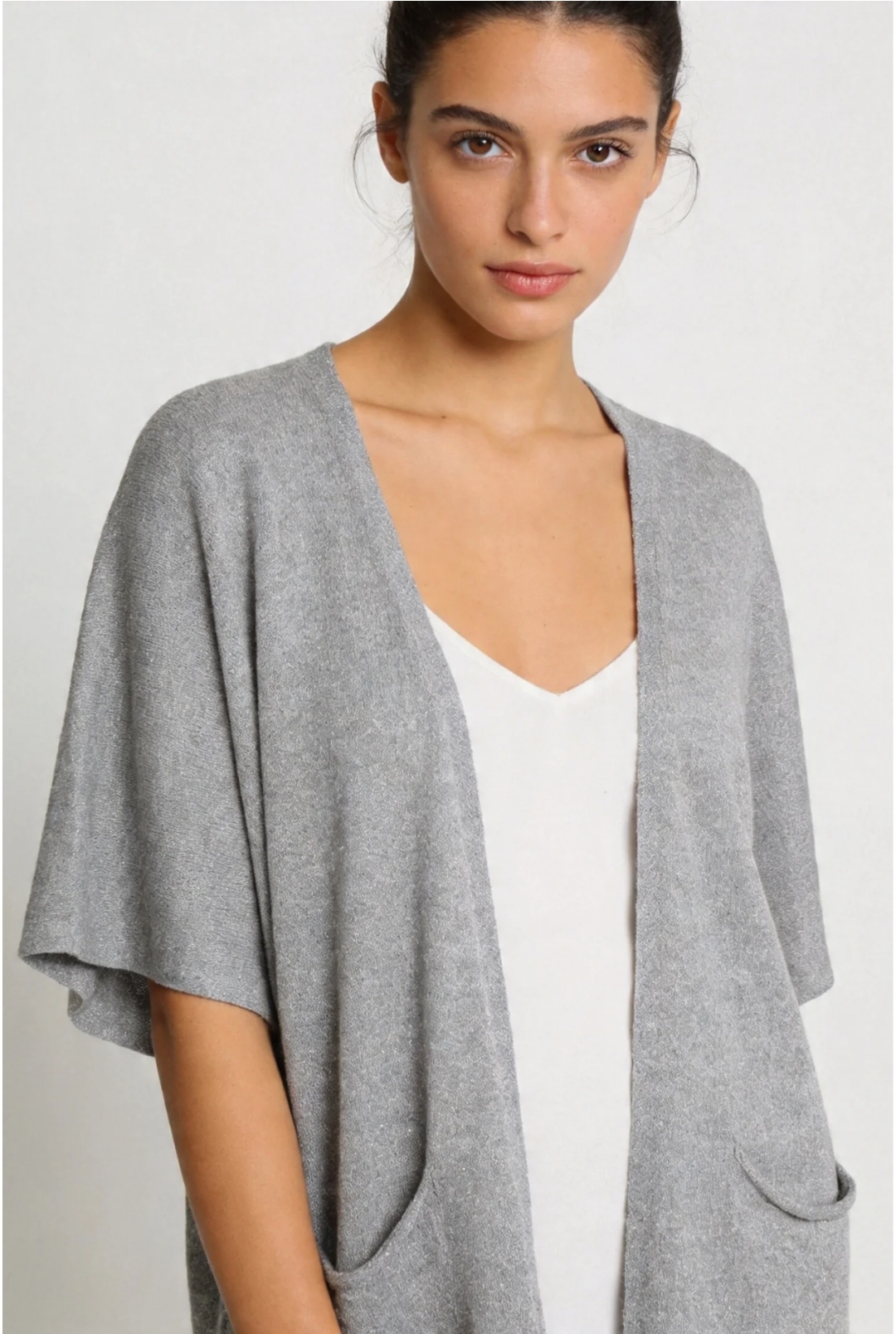 CHAQUETA HILO gris