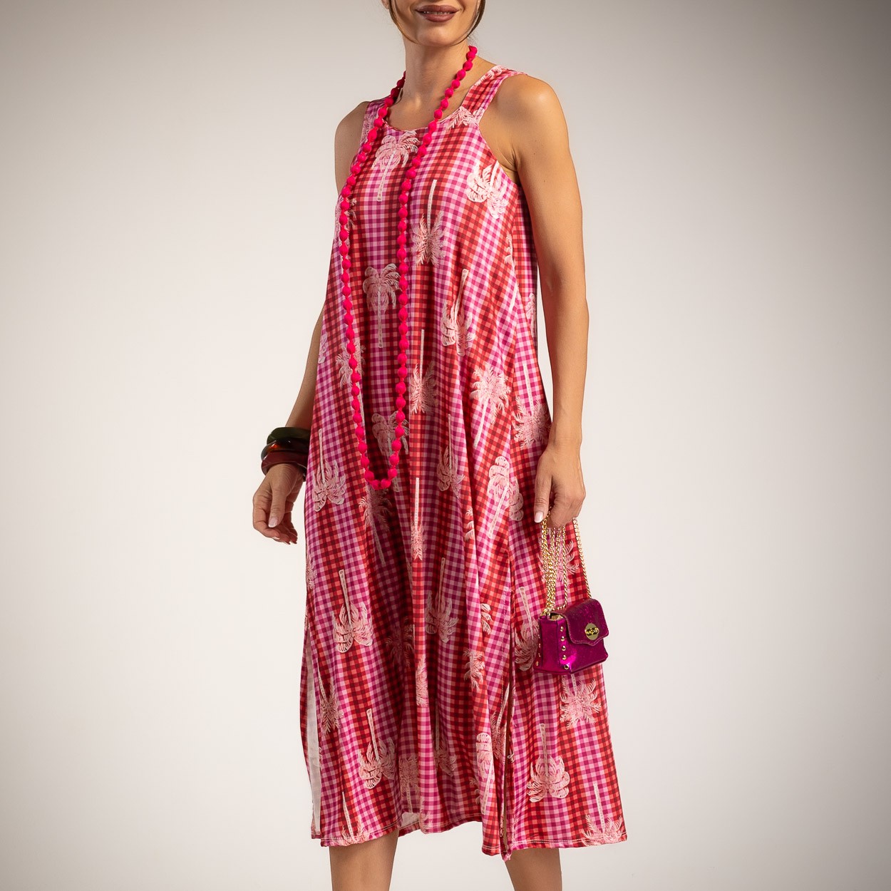 VESTIDO LICRA rosa