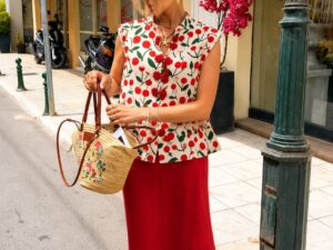 BLUSA AMARA cerezas