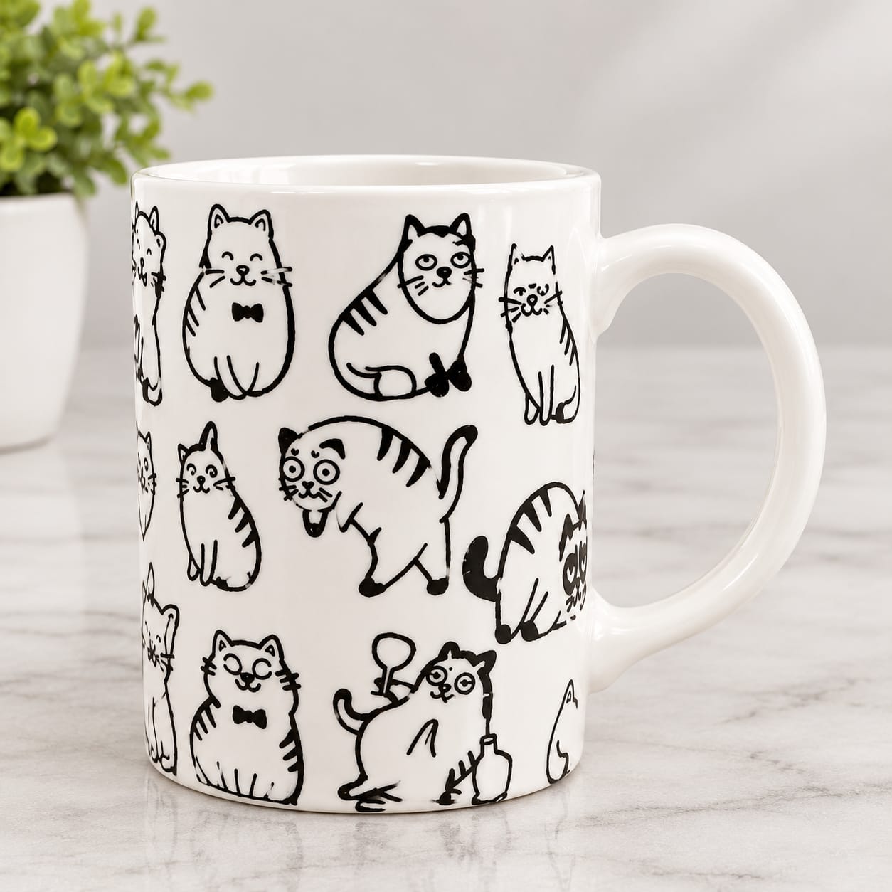 TAZA  GATITOS