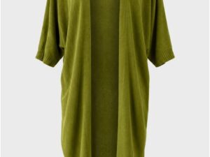 CARDIGAN PUNTO verde