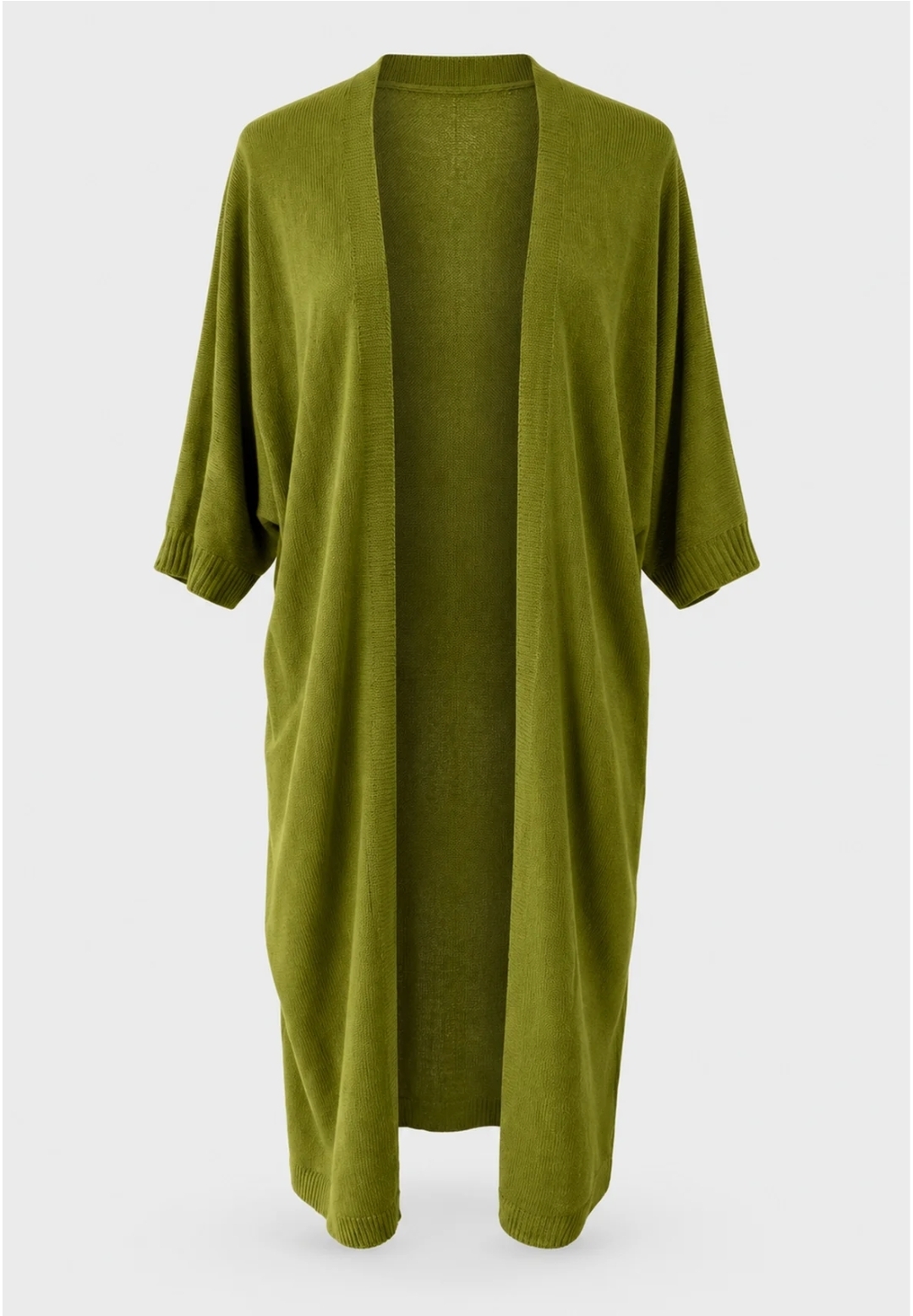 CARDIGAN PUNTO verde